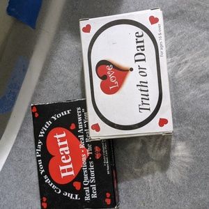 Cards for Lovers Friends Truth or Dare Conversation Game